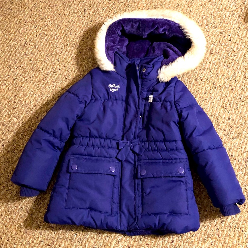 Blueish-Purple OshKosh B’Gosh Winter Coat Size 3T
